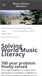 Mobile Screenshot of musicliteracysolutions.com